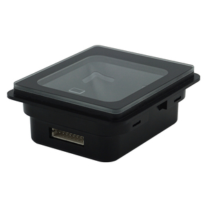 COOLCODE Q300 Series Lector de código Qr Escáner de código de barras con cable integrado de alta velocidad Escáner Cifrado USB