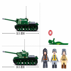 Sluban ชุดอาคารบล็อกทหาร M38-B0979 IS2รถถังหนักเอมี่ชุดก่อสร้างบล็อกคอลเลกชันของเล่นของขวัญ - Product Image 2