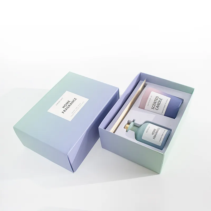 Hadiah Liburan ruang lemari Label pribadi lilin beraroma aromaterapi beraroma mewah logo kustom aroma