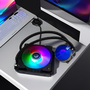 ZeroMaster 120mm ARGB PWM enfriador líquido CPU ventilador AIO consola de juegos Intel radiador de refrigeración por agua tipo aire Aplicación Informática - Product Image 5