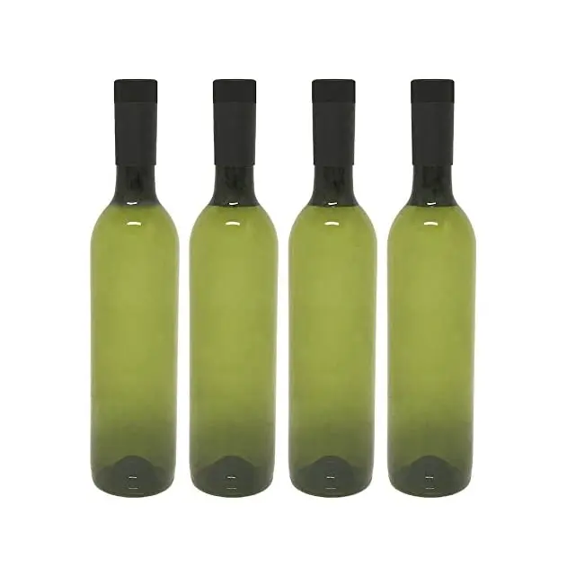 ボルドーフランス750mlヘルスグリーングラスワインボトル