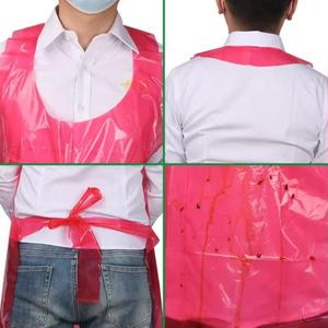 Tek kullanımlık PE CPE biyobozunur kolsuz önlük sıhhi mutfak aracı pişirme için temizlik sağlık güvenliği gıda ticari alıcılar - Product Image 4