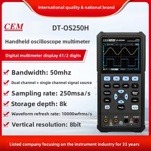 Cem cầm tay Độ chính xác cao dual-channel Oscilloscope vạn năng DT-OS250H/2102H/2202h Trung Quốc - Product Image 5