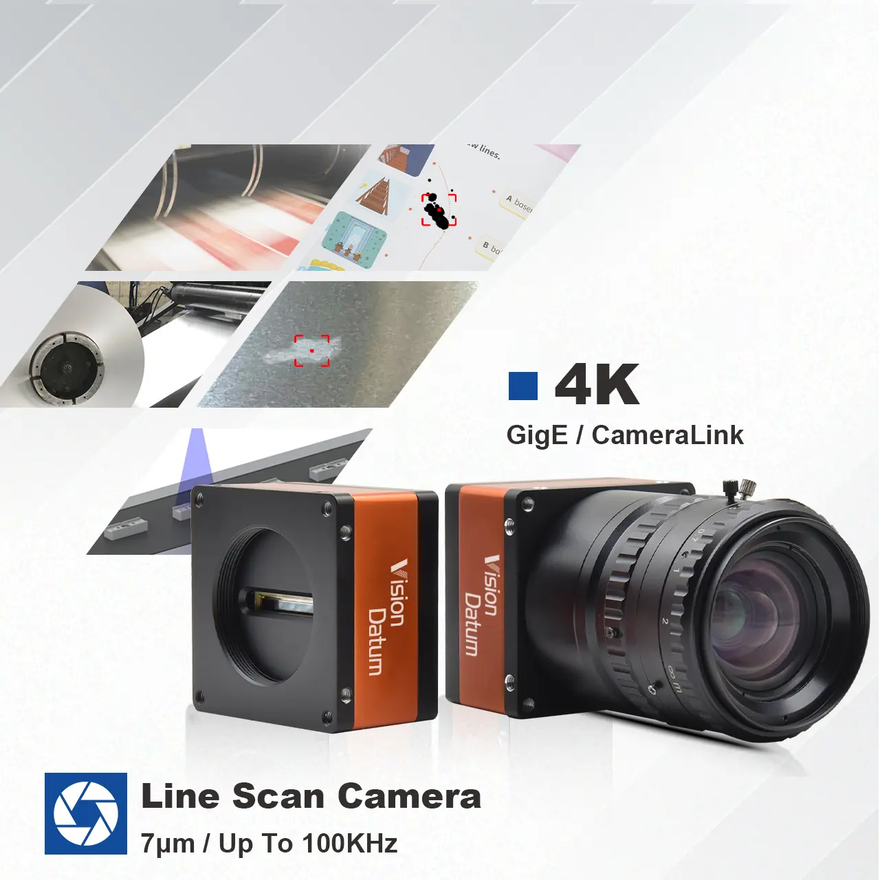 산업용 고속 Mars4096G-L62cc0 고화질 카메라 링크 컬러 62kHZ M42 CMOS 로봇 카메라