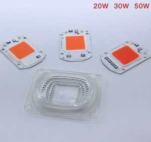 <strong>DIY</strong> <strong>Led</strong> Optical Lens Cob 100w 50W Driverless AC COB <strong>Led</strong> Lens with Reflector and Silicone Ring - Product Image 2