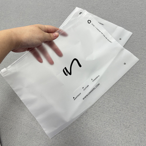 ביגוד מותאם אישית מותג בגדים אריזה תיק מודפס zip לנעילה שקיות פלסטיק עם לוגו משלך
