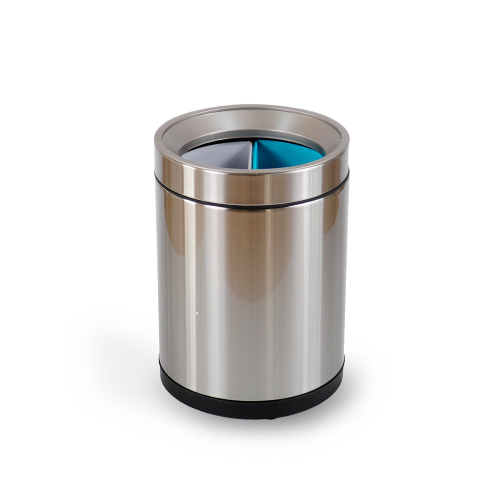 Double Trash Can Household Double Recycling Bin Plastic Trash Bin Sorting Garbage Can