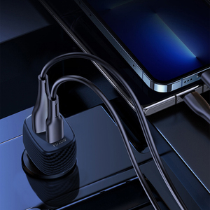 Modorwy 3.0 PD ที่ชาร์จในรถพอร์ตคู่ USB-A เร็ว + USB-C ชาร์จเป็นเวลานานผลลัพธ์ขนาดใหญ่พฤติกรรมขนาดเล็กรองรับโทรศัพท์ - Product Image 4