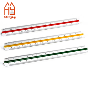 30CM ABS Plastic Triangular Rulers Multifunction, <strong>Architect</strong> and Engineer Drawing Scale Ruler with 6 Measure Ranges - Product Image 4