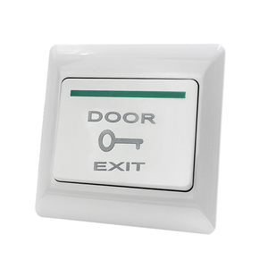 VIANS White Plastic Door <strong>Exit</strong> <strong>Push</strong> <strong>Button</strong> Switch 3A Max Output Access Control <strong>System</strong> - Product Image 1