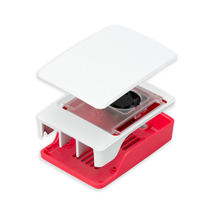 Official <strong>Raspberry</strong> <strong>Pi</strong> 5 Generation 5 Red and White Cooling <strong>Case</strong> with Board Includes Cooling Fan Protection Features - Product Image 2