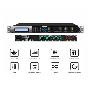 AD306 48K3入力6出力DSPオーディオプロセッサースピーカー管理dbx driverackpa2サウンド機器/アンプ/スピーカー - Product Image 1