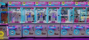 Factory <strong>Cheap</strong> <strong>Coin</strong> Operated Game Machine Colorful Lighting Toy Claw Doll Claw Clip Machine Clip Doll Machine for <strong>Sale</strong> - Product Image 3