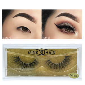 Wholesale 3d Vegan Faux <strong>Mink</strong> <strong>Lashes</strong> Synthetic <strong>3</strong> d False Eyelash with Customize Packaging - Product Image 2