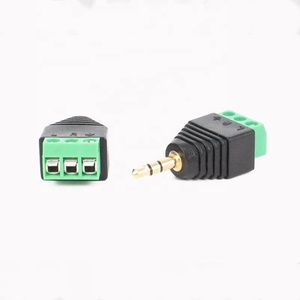 Cantell <strong>3</strong>.<strong>5</strong> <strong>mm</strong> <strong>Jack</strong> Adapter <strong>Jack</strong> to <strong>3</strong> Pin Audio Cable Terminal Block <strong>3</strong>.<strong>5</strong> <strong>mm</strong> <strong>Jack</strong> <strong>3</strong>-Pin - Screw <strong>Mounting</strong>
