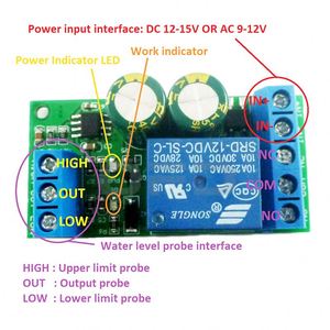 LC25A01 AC/DC 12V Fish tank Aquarium Automatic Water Supply <strong>Controller</strong> Water Level <strong>Sensor</strong> <strong>Controller</strong> <strong>Module</strong> LC25A01 - Product Image 3