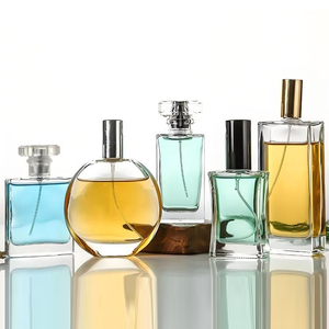 Toptan kare düz parfüm şişeleri kişiselleştirilmiş 20 ml 30 ml 50 ml 100 ml 150 ml lüks yuvarlak elmas cam parfüm şişesi - Product Image 2