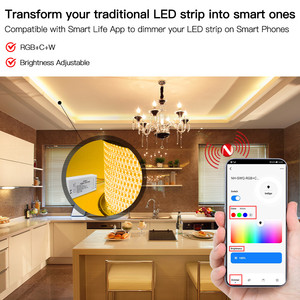 Светодиодный контроллер ZigBee RGB Plus CCT, диммер, приложение Smart Life, управление через Tuya Alexa Echo Smartthing Gateway - Product Image 4