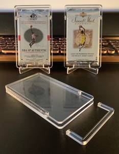 Rõ ràng Acrylic Booster chủ thẻ chơi thể thao thẻ chủ bom tấn trường hợp khó khăn BGS SGC thẻ slab với nam châm Nắp - Product Image 4