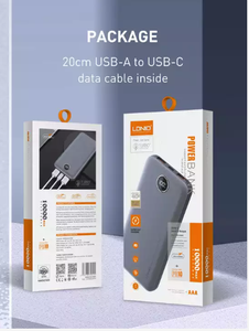 JCX/<strong>Factory</strong> Price Mobile Phones Portable Charger Power Bank 10000mah Capacity with 2 USB <strong>Output</strong> With LED Display Powerbank - Product Image 6