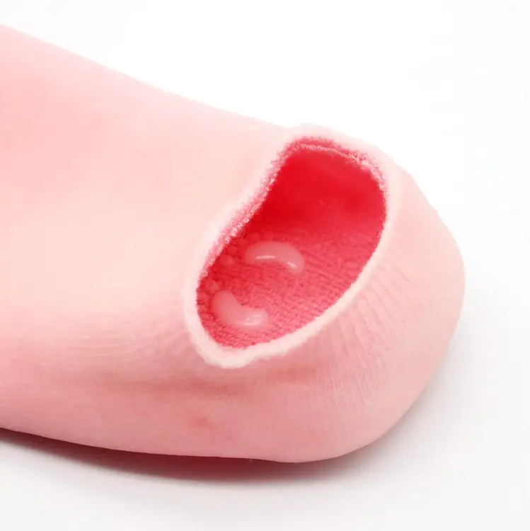 Ticaret güvence hizmeti OEM nemlendirici Spa jeli çorap silikon jel çorap soğutma jel çorap