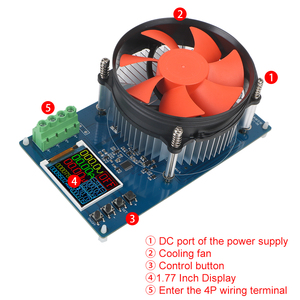 150W 20A 10A DC เครื่องทดสอบแบตเตอรี่ลิเธียม4สายแบบอิเล็กทรอนิกส์เครื่องวิเคราะห์แบตเตอรี่โมดูลปลั๊กแบบดิจิตอลที่สามารถปรับได้ - Product Image 2