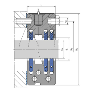 Espey wd200 Carbon nổi vòng con dấu trục con dấu cơ khí con dấu chia nhà ở thiết kế cho máy bơm động cơ máy nén khí - Product Image 4