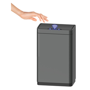<strong>Java</strong> Stainless Steel Electric Touchless Induction Automatic Garbage Rubbish Waste Bin <strong>Sensor</strong> Dustbin Smart Trash Can - Product Image 4