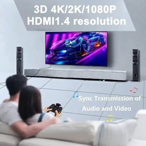 Convertidor de adaptador de red HDMI a Ethernet RJ45, divisor 1080P, extensor HDMI, puertos RJ45, convertidor Ethernet HDMI 4K de 30M
