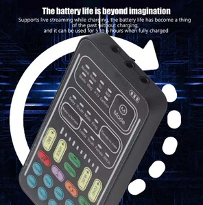 Cambiador de voz Micrófono de mano Cambiador de voz con sonido Máquina de efectos multifuncional I9 - Product Image 4