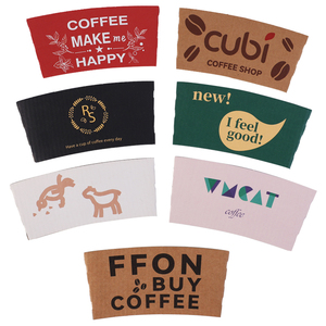 Eco Friendly Custom Paper <strong>Cup</strong> Double Wall Disposable Paper Coffee <strong>Cups</strong> With Lid Sleeve for Hot Cold Drinks Teas