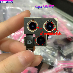 iphone 14 Pro Max 14 Plus 13 12 11 XS X Max Back相机蓝光聚焦带传感器的原装替换后置摄像头 - Product Image 5