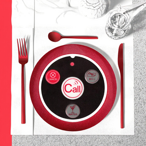 Khách sạn nhà hàng gọi hệ thống nút gọi dịch vụ người phục vụ khách hàng máy nhắn tin đặt hàng buzzer - Product Image 2