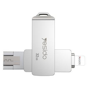 YESIDO Neues Design 3 in 1 für IP für Micro OTG USB-Flash-Laufwerk mit 128G 64G 32G 16G Speicher karten diskette - Product Image 1