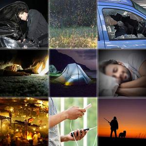 Wiederauf ladbare LED-Batterie Taschenlampe für Multifunktions-Taschenlampen Not lampe mit Dimmer Wasserdicht für Camping - Product Image 6