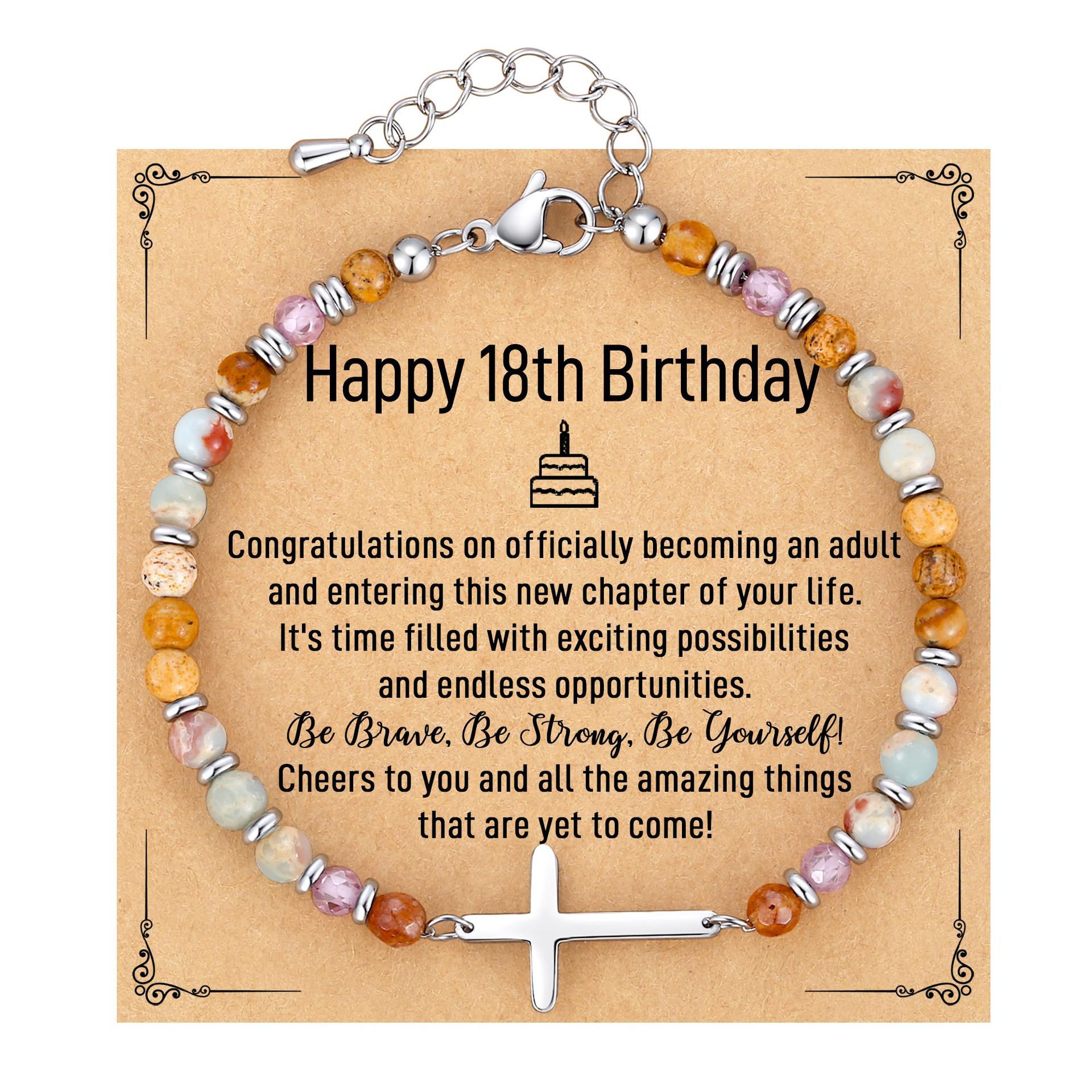 18ème + Bracelet en croix de pierre de Shoushan