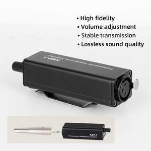 AMP-1 Professional XLR Passive Headphone Converter Plug &amp; Play with Volume Control <strong>Portable</strong> HIFI for Stage Recording Monitoring - Product Image 3