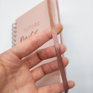 厂家定制高品质日记本笔记本印刷螺旋商务笔记本带口袋定制深圳书 - Product Image 2