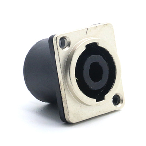 מחבר XLR 4 פינים נקבה שקע שקע רמקול מחבר תקע מתח מחברים 4 פינים
