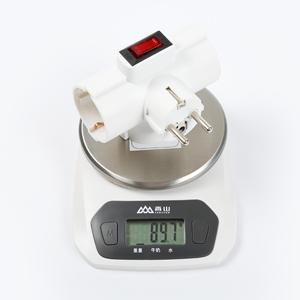 <strong>EU</strong> Standard Power <strong>Adapter</strong> European German Extended 1 to 3 Conversion <strong>Plug</strong> Conversion Socket for Home Office - Product Image 4