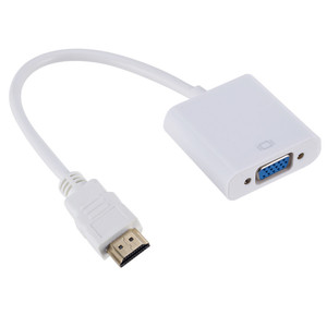 Cable para interfaz VGA a convertidor de interfaz compatible con HDMI con adaptador de proyector de computadora de audio