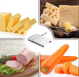 Çok amaçlı kesme aletleri manuel zahmetsiz dilimleme tereyağı kesici makinesi Ham sosis kesici paslanmaz çelik peynir dilimleme - Product Image 6