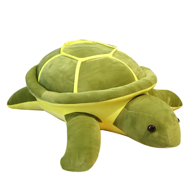 Venta al por mayor de peluche de tortuga marina, muñeco de tortuga suave, juguetes de peluche de tortuga bonita, almohada de peluche para regalos