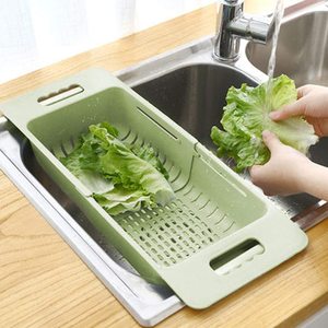 可调可折叠在水槽滤网漏勺果蔬沥水篮的厨房 - Product Image 4
