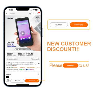 5英寸坚固耐用的手持终端安卓Pdas Nfc Sim手持二维码扫描仪掌上电脑安卓4g 12带票扫描仪 - Product Image 6
