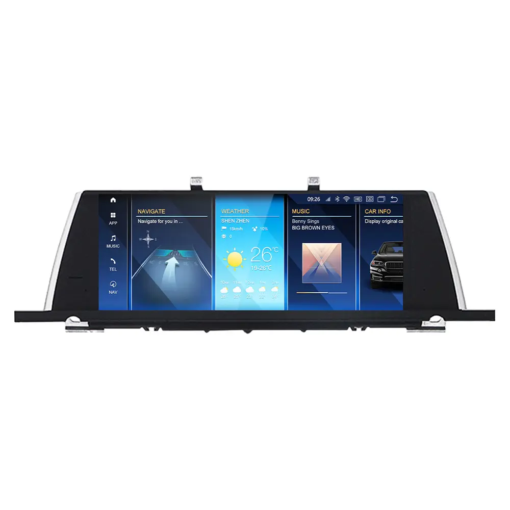 MEKEDE Snapdragon 662 & 680 Navigation à écran tactile de voiture pour BMW série 5 GT F07 Support 360 vue commande vocale