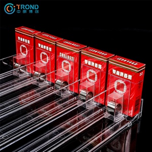 Trondディスプレイスーパーマーケットプッシャースプリング式プラスチック化粧品棚プッシャー自動販売機用シガレットタバコプッシャーシステム - Product Image 6
