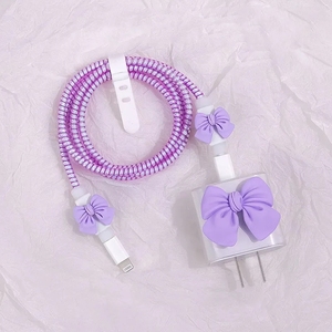 Iphone 11 için 12 veri hattı USB kablosu sarıcı Spiral koruyucu Apple 18/20W şarj koruma kapağı koruyucu adaptör vaka - Product Image 1