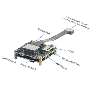 Módulo de cámara más pequeño de 12mp 1/2.86 "Sensor CMOS IMX386 FPC 4K 30FPS RJ45 Cámara de red iCatch V39M Diy WiFi Módulo de cámara IP - Product Image 4