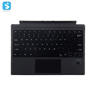 适用于微软表面<span class=keywords><strong>Pro</strong></span> <span class=keywords><strong>4</strong></span>/5/6 12.3英寸的皮革平板电脑套无线键盘保护套 - Product Image 1